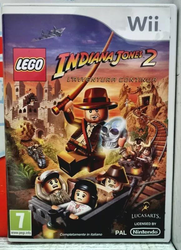 Lego Indiana Jones 2: L&#39;Avventura Continua - Nintendo Wii Italiano