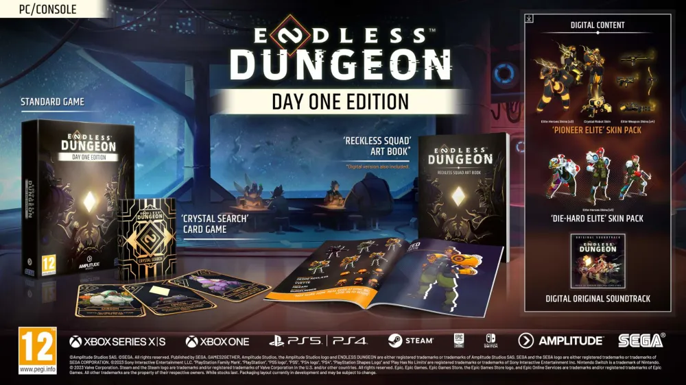 Endless Dungeon Cofanetto Day One Edition - PS5 Playstation 5 RPG Roguelite EU
