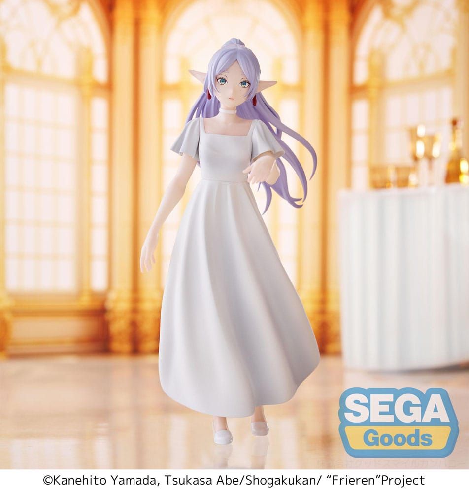 Frieren Beyond Journey&#39;s End - Statua Frieren In Vorig Figure Sega Luminasta 17cm
