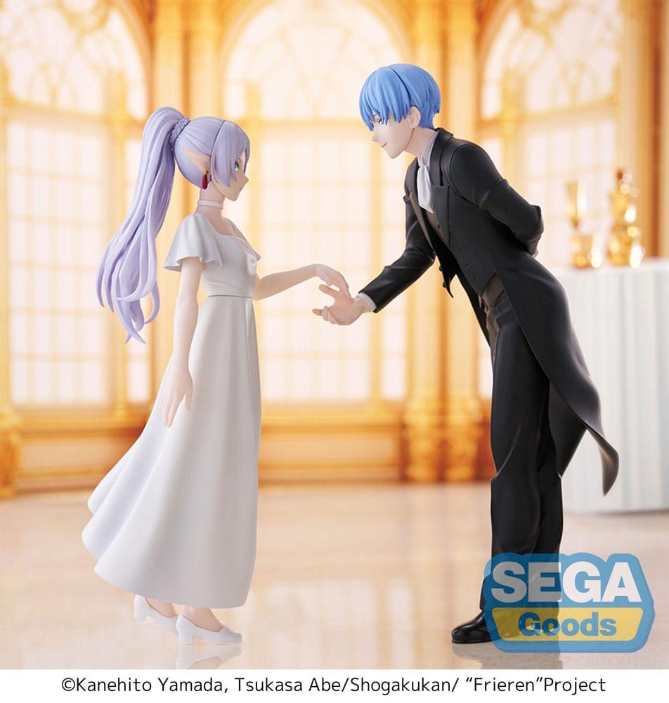 Frieren Beyond Journey&#39;s End - Bundle Due Statue Himmel &amp; Frieren In Vorig Sega Luminasta