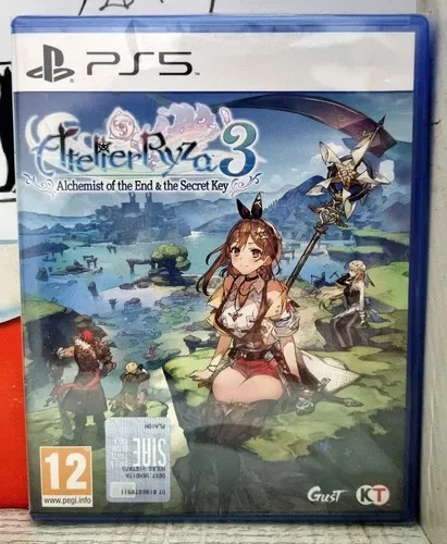 Atelier Ryza 3: Alchemist Of The End &amp; The Secret Key - PS5 JRPG Cover ITA-ESP Gioco ENG