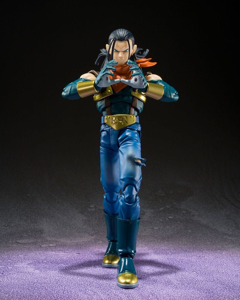 Dragon Ball Gt S.H Figuarts Super Android 17 Action Figure Tamashii Nations 20cm