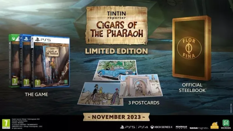 Tintin Reporter: I Sigari Del Faraone - PS4 Edizione Limitata Steelbook Italiano
