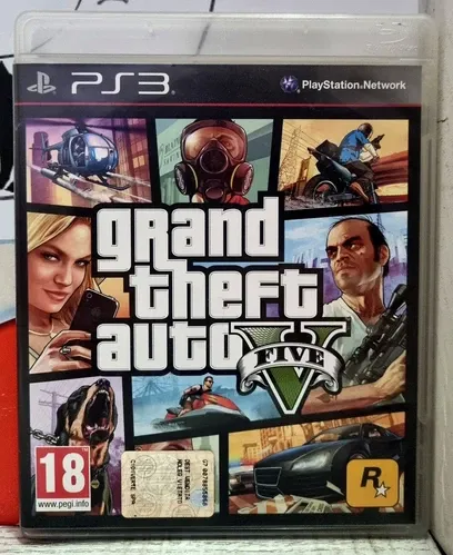 Grand Theft Auto V GTA 5 - PS3 Playstation 3 Italiano Con Manuale