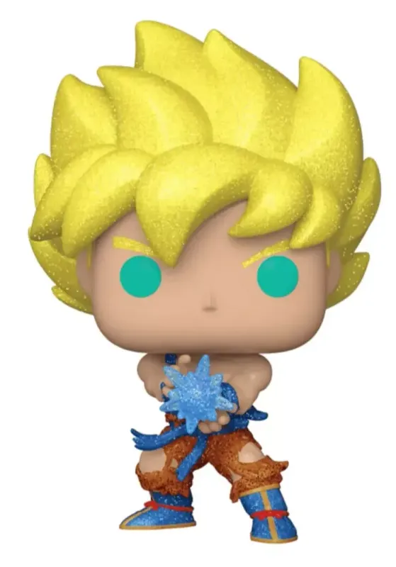 Funko Pop Dragon Ball Z Super Saiyan Goku With Kamehameha #948 Special Diamond