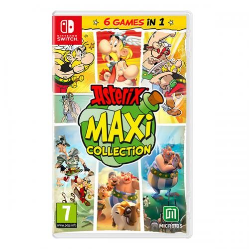 Asterix Maxi Collection - Nintendo Switch Raccolta 6 giochi in 1 Piacchiaduro a Scorrimento ITA