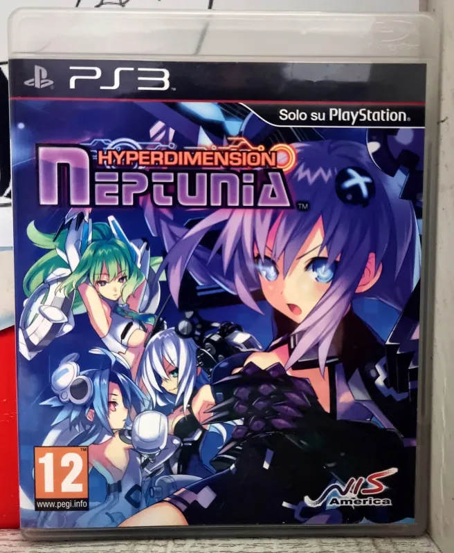 Hyperdimension Neptunia - PS3 Playstation 3 JRPG Cover ITA Gioco ENG