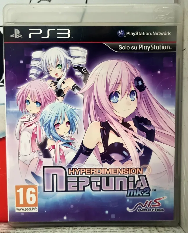 Hyperdimension Neptunia MK2 - PS3 Playstation 3 JRPG Cover ITA Game ENG