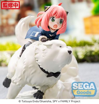Spy X Family Statua Anya Forger &amp; Bond Mission Extend Figure 16cm Sega Luminasta