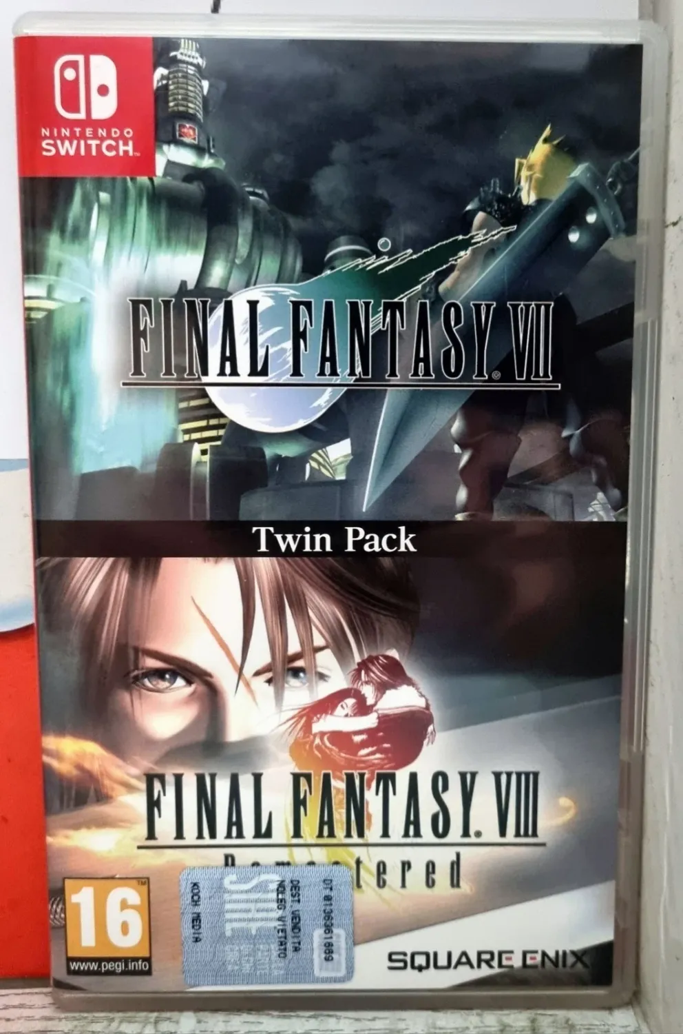 Final Fantasy VII &amp; Final Fantasy VIII Remastered Twin Pack Nintendo Switch