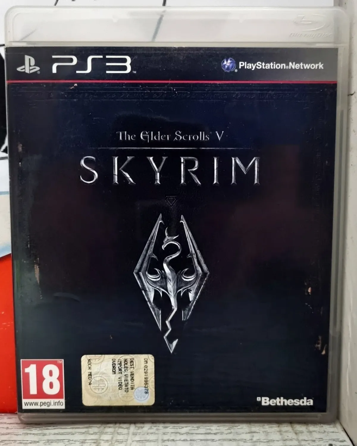 The Elder Scrolls V: Skyrim - PS3 Playstation 3 Con Manuale E Mappa Italiano