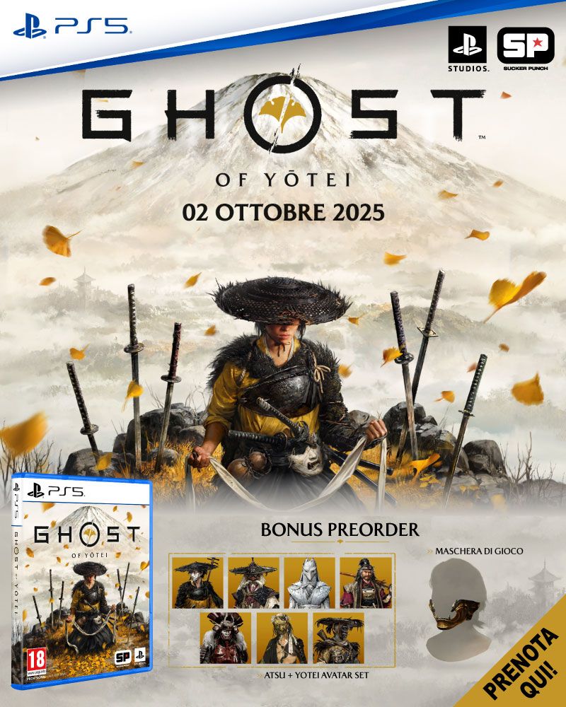 Ghost Of Yotei - PS5 Playstation 5 Edizione Italiana + Bonus Preorder