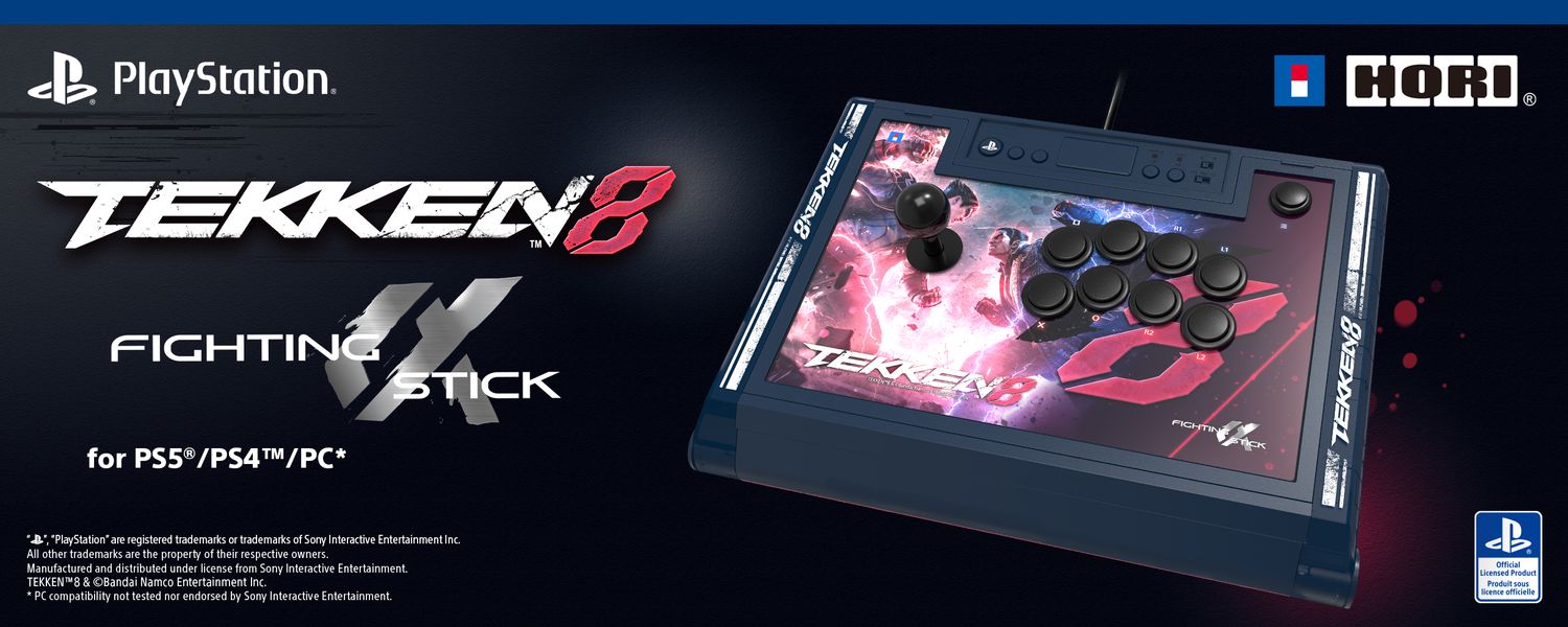 Hori PS5 Fighting Stick Alpha Tekken 8 Edition Licenza Ufficiale Playstation