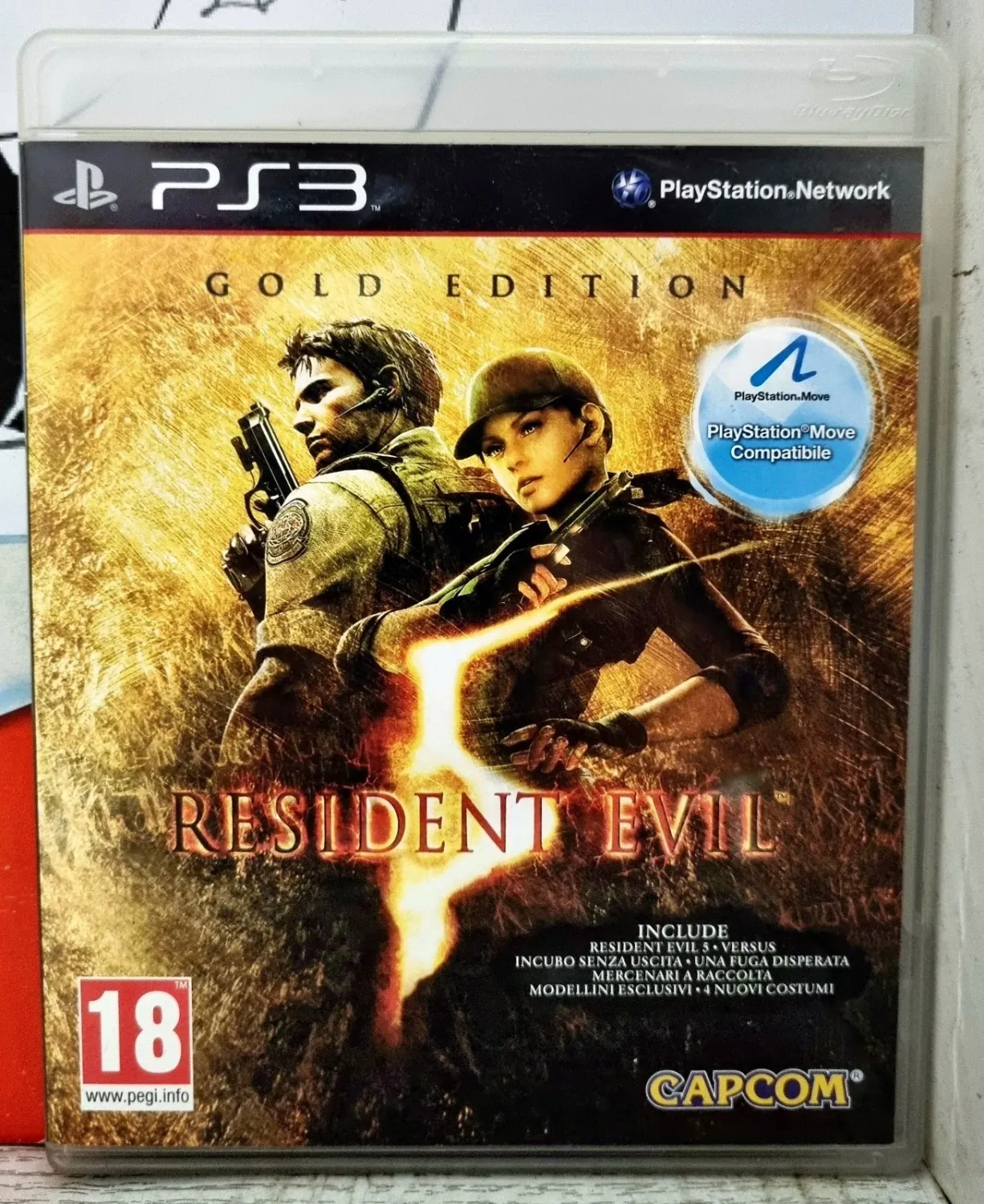 Resident Evil 5 Gold Edition - PS3 Playstation 3 Edizione Italiana