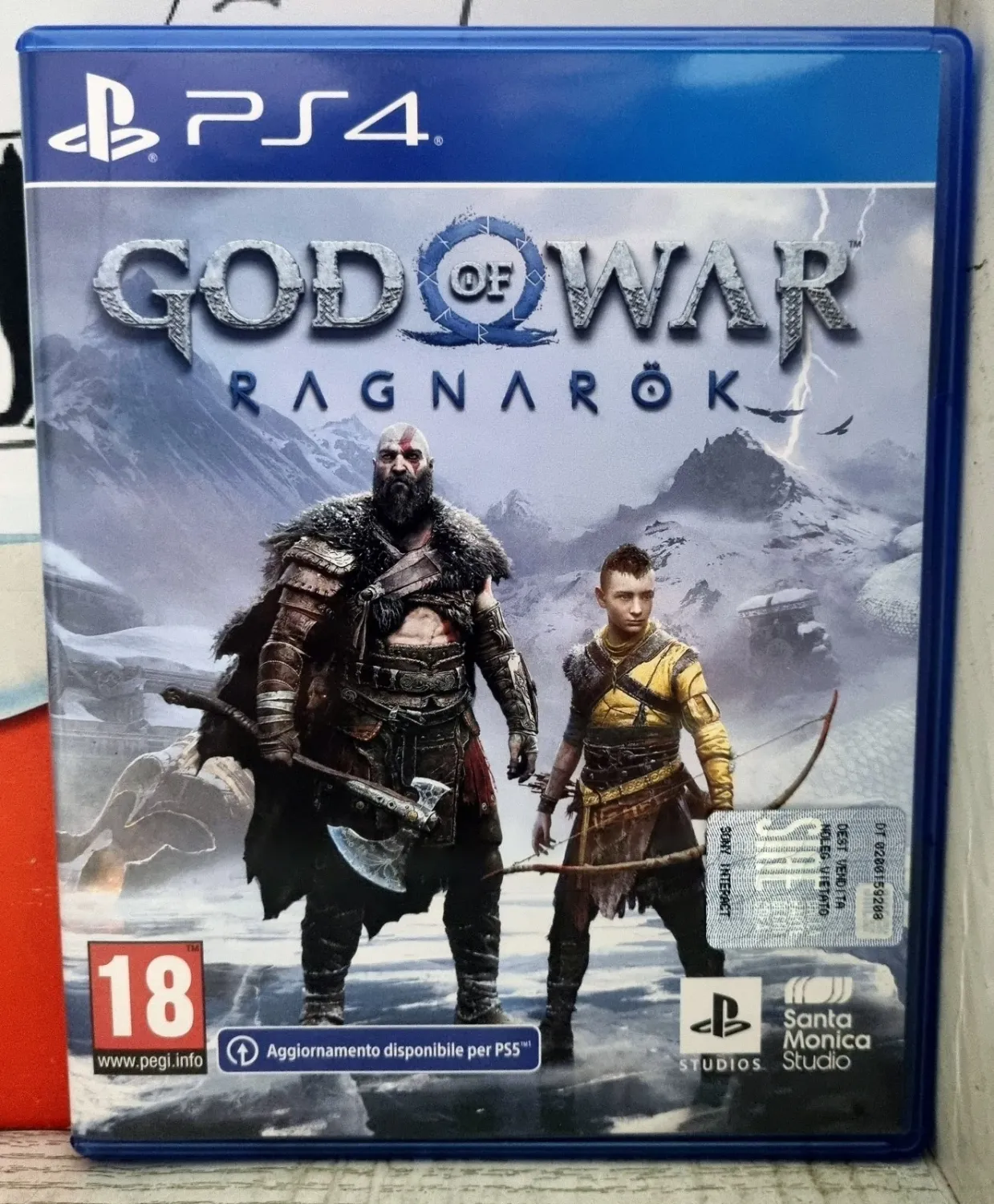 God Of War Ragnarok - PS4 Playstation 4 Upgrade PS5 Edizione Italiana Ottimo