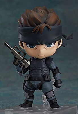 Metal Gear Solid Nendoroid Solid Snake Action Figure Goodsmile Originale 10cm