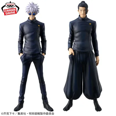 Jujutsu Kaisen Bundle 2 Statue Suguru Geto &amp; Satoru Gojo Figures Banpresto King Of Artist 21 &amp; 22 Cm
