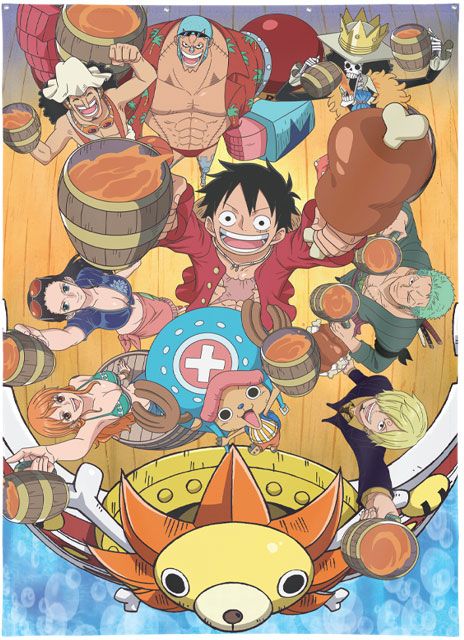 Wall Decor One Piece Straw Hat Crew125x85cm Telo Decorativo Da Muro