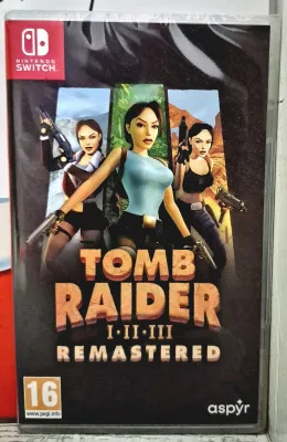 Tomb Raider I-III Remastered Nintendo Switch 3 Giochi Edizione Italiana