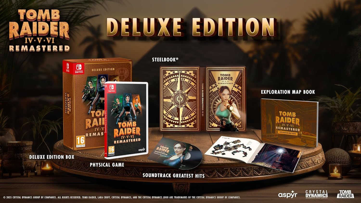 Tomb Raider IV-VI Remastered Deluxe Edition - Nintendo Switch 5 EU Con Italiano