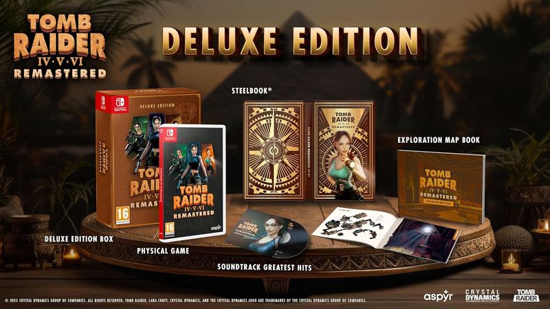 Tomb Raider IV-VI Remastered Deluxe Edition - Nintendo Switch 5 EU Con Italiano