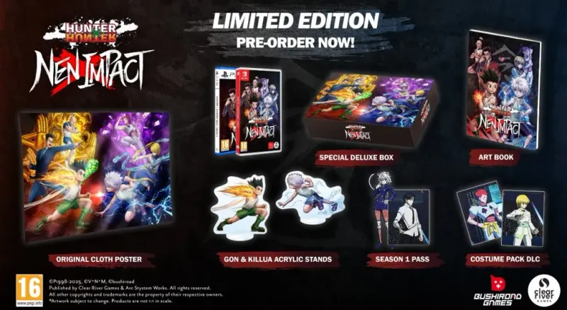 Hunter X Hunter: Nen X Impact Limited Edition - PS5 Playstation 5 Picchiaduro EU Con Italiano
