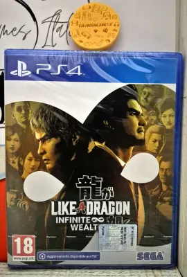 Like A Dragon Infinite Wealth - PS4 Upgrade PS5 Edizione Italiana Serie Yakuza