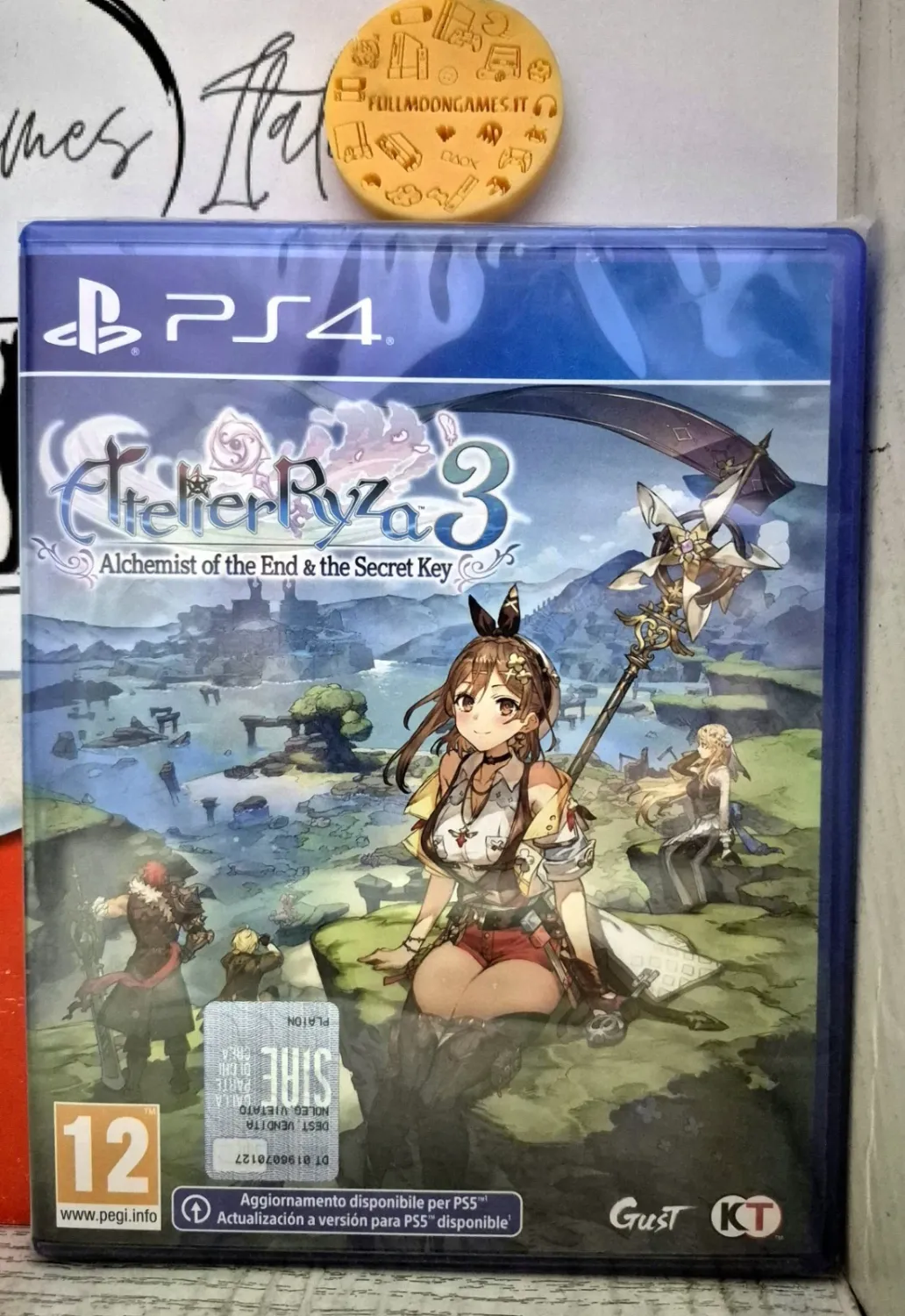 Atelier Ryza 3: Alchemist Of The End &amp; The Secret Key - PS4 JRPG Cover ITA-ESP