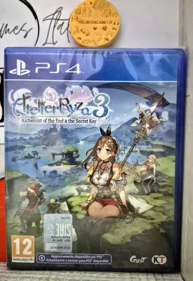 Atelier Ryza 3: Alchemist Of The End &amp; The Secret Key - PS4 JRPG Cover ITA-ESP