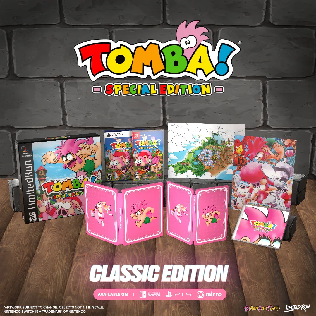 Tomba! Special Edition Classic Edition - PS5 Playstation 5 Limited Run Games #108 Multilingua Con Italiano