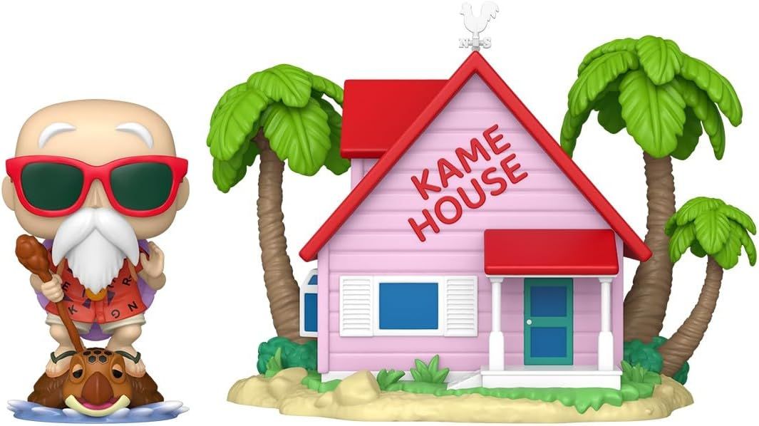 Funko Pop Town Dragon Ball Master Roshi At Kame House #46 Muten Genio