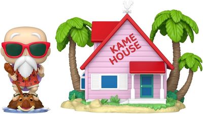 Funko Pop Town Dragon Ball Master Roshi At Kame House #46 Muten Genio