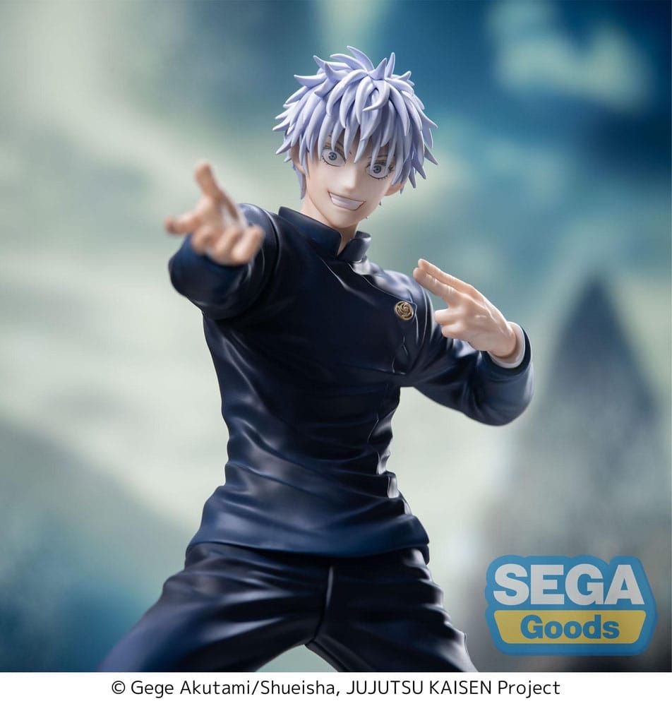 Jujutsu Kaisen Statua Satoru Gojo Fierce Battle Figure Sega Luminasta 18cm