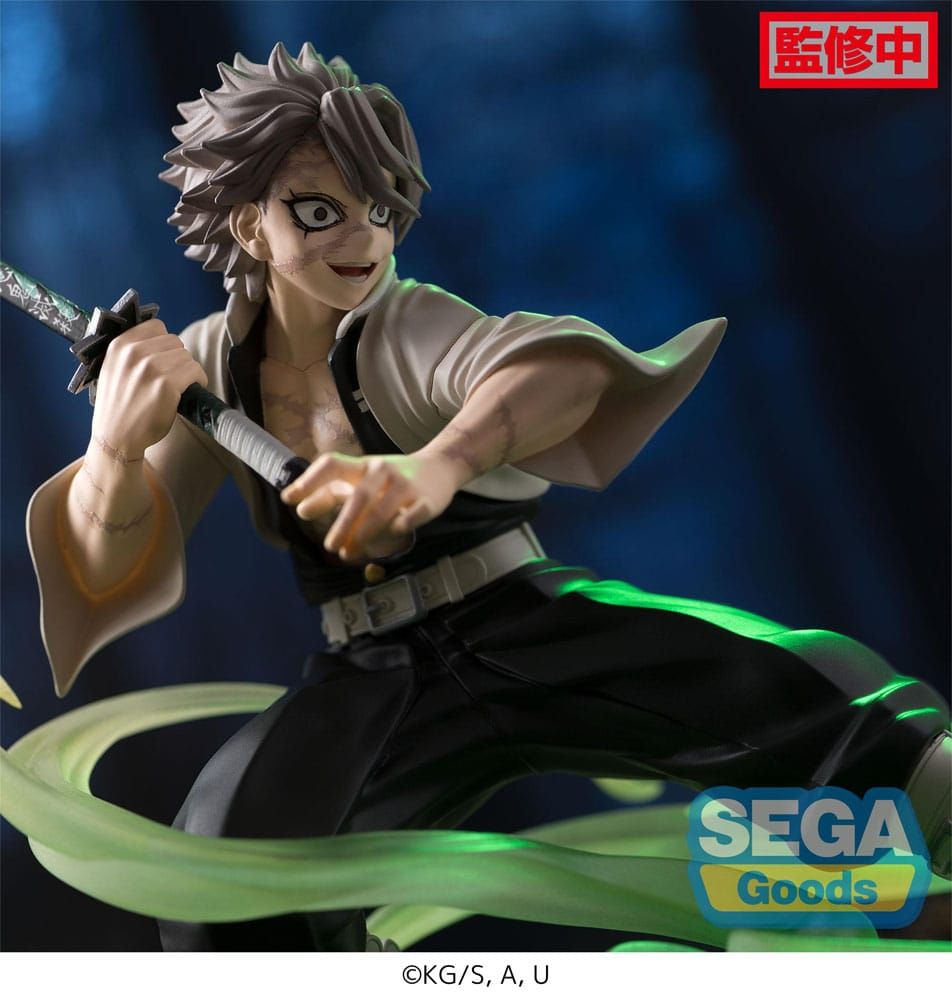 Demon Slayer Statua Sanemi Shinazugawa Sega Xross Link Anime Figure 12cm