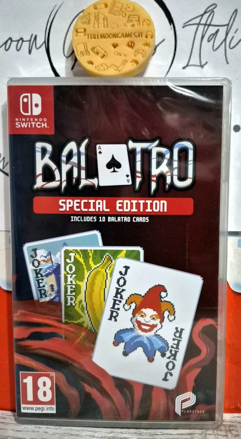 Balatro Special Edition - Nintendo Switch Include 10 Carte EU Con Italiano