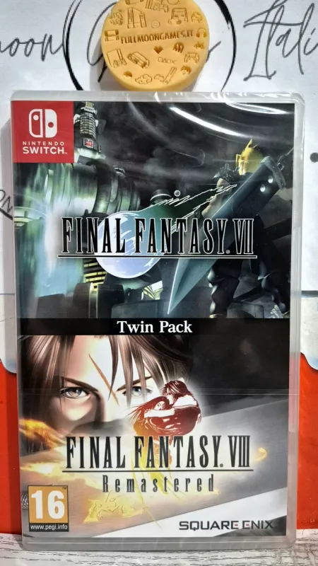 Final Fantasy VII &amp; VIII Remastered Twin Pack Nintendo Switch JRPG Edizione Ita/Esp