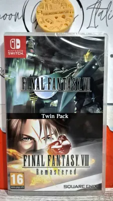 Final Fantasy VII &amp; VIII Remastered Twin Pack Nintendo Switch JRPG Edizione Ita/Esp