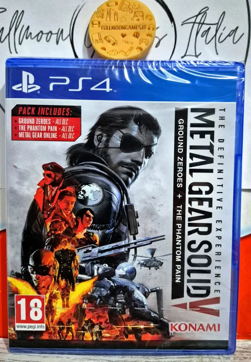 Metal Gear Solid V Definitive Edition - PS4 Ground Zeroes + Phantom Pain + DLC EU Con Italiano