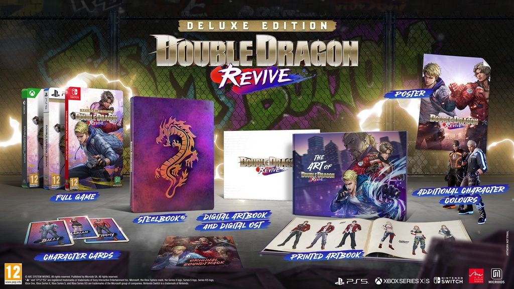 Double Dragon Revive Deluxe Edition - Nintendo Switch Picchiaduro EU Con Italiano
