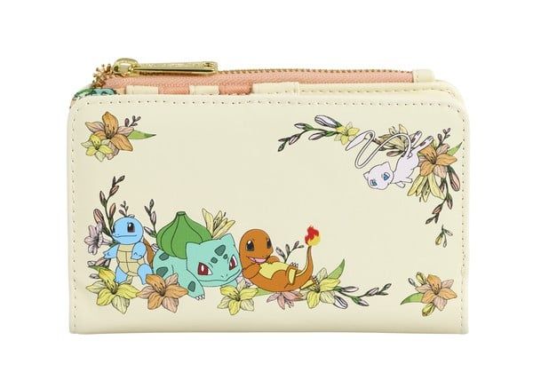 Loungefly Wallet Pokemon Mew &amp; Starters Kanto Portafoglio Originale