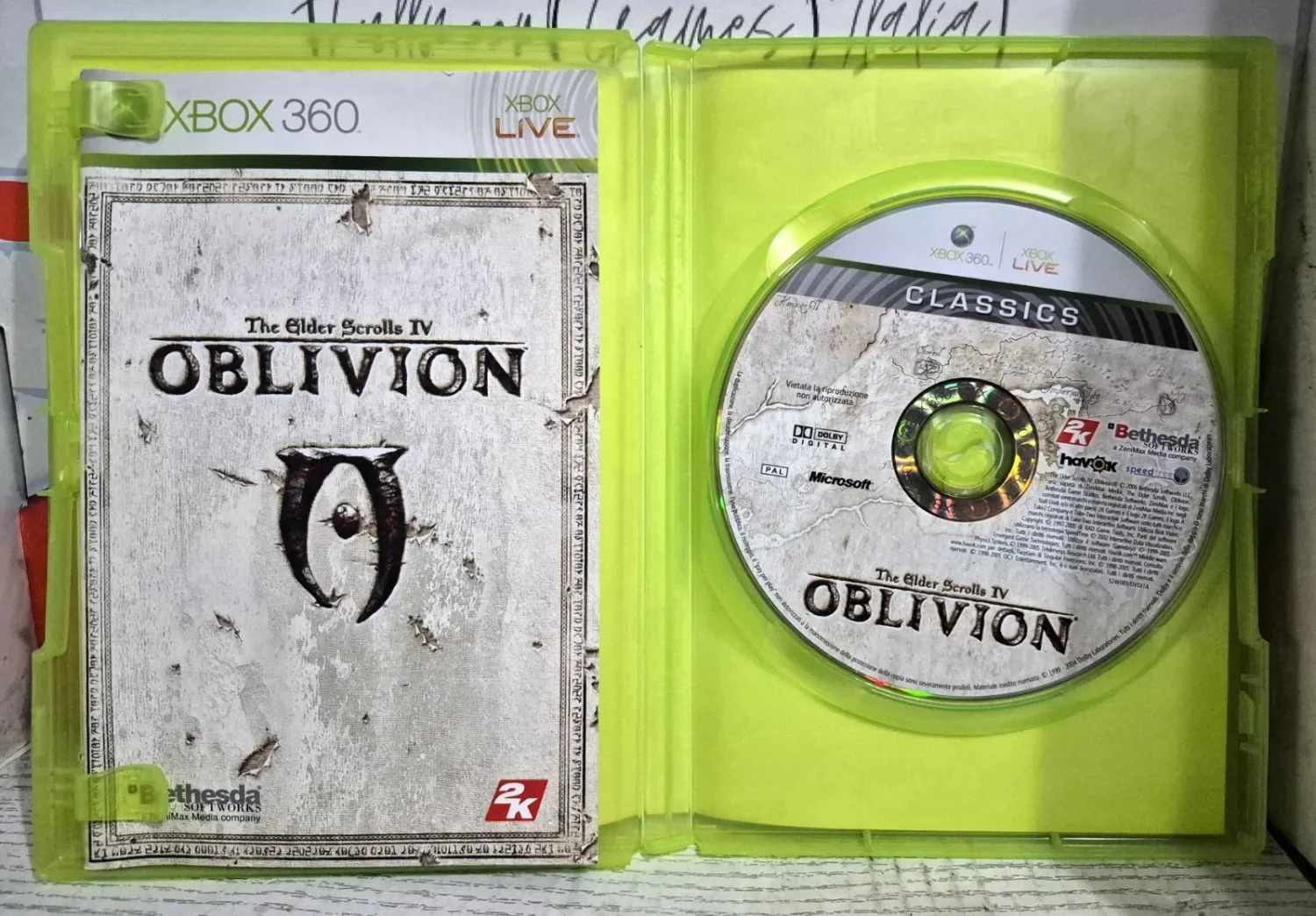 The Elder Scrolls IV : Oblivion - 5th anniversary edition [import anglais] : The Elder Scrolls X360 en Exp, X360 en