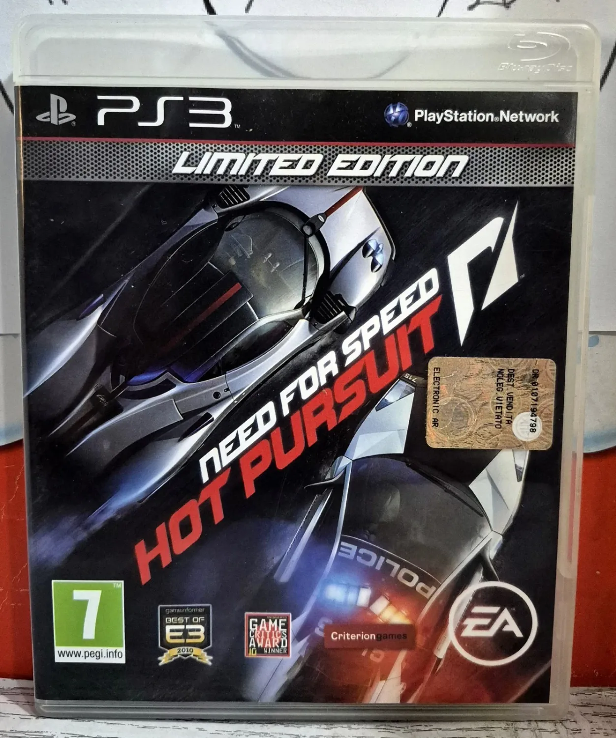 NFS Need For Speed: Hot Pursuit - PS3 Playstation 3 Racing Edizione Italiana