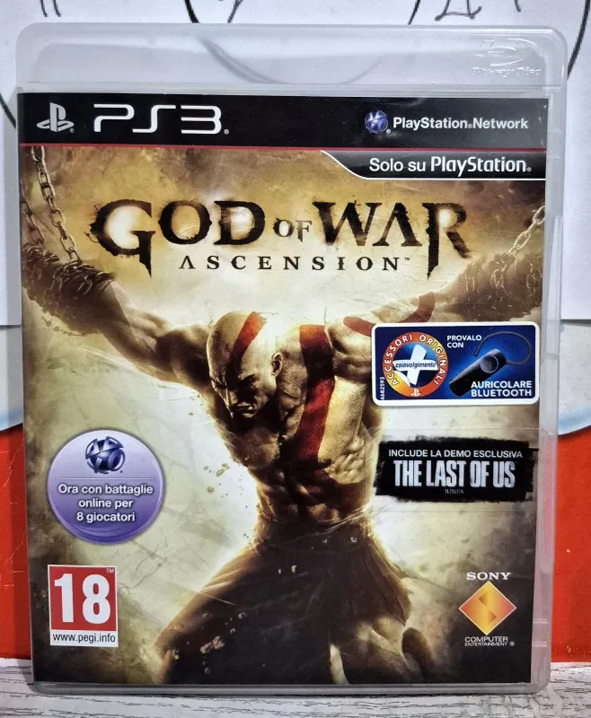 God Of War Ascension - PS3 Esclusiva Playstation 3 Prima Stampa Italiana