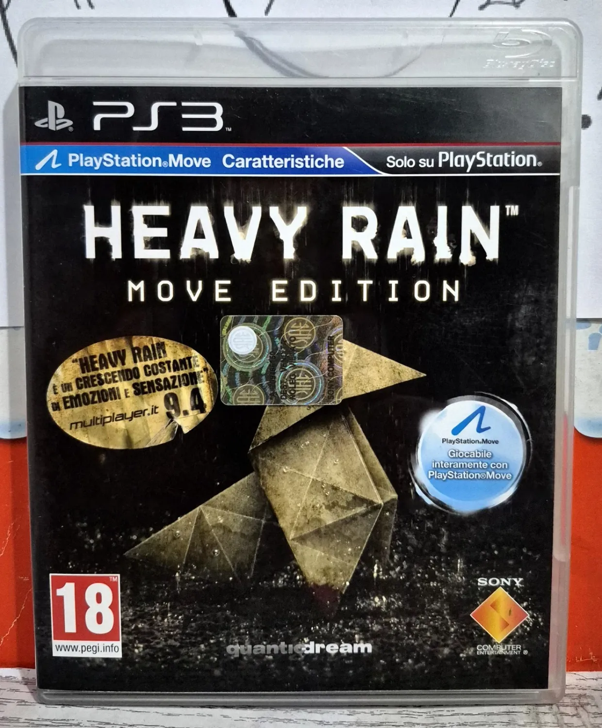 Heavy Rain Move Edition - PS3 Prima Stampa Italiana Con Manuale E Origami