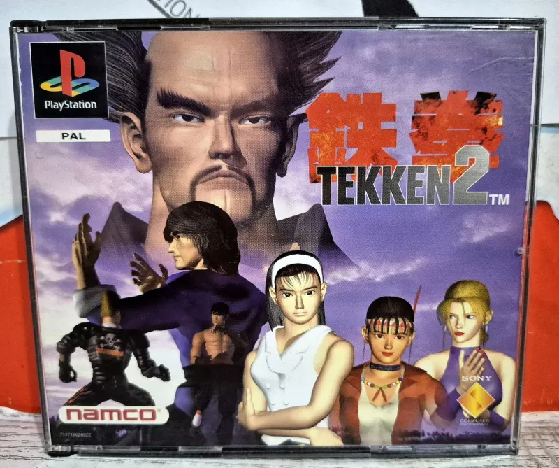 Tekken 2 - PS1 Playstation 1 Prima Stampa Big Box PAL EU Con Libretto E CD Demo