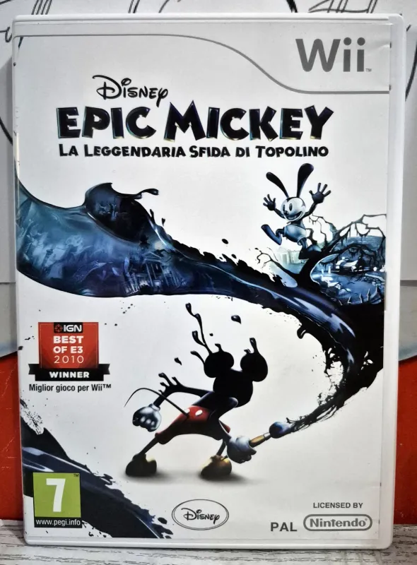 Disney Epic Mickey: La Leggendaria Sfida Di Topolino - Nintendo WII Edizione Italiana