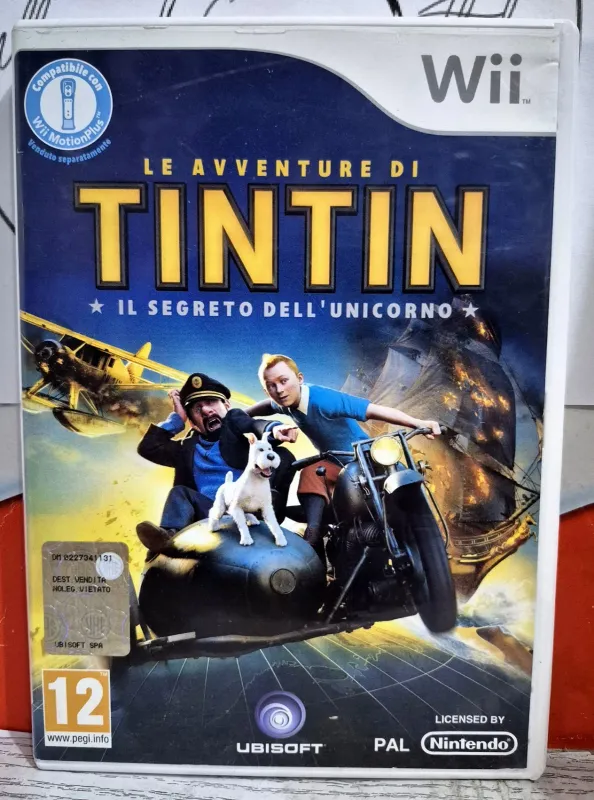 Le Avventure Di Tintin: Il Segreto Dell&#39;Unicorno - Nintendo WII Edizione Italiana
