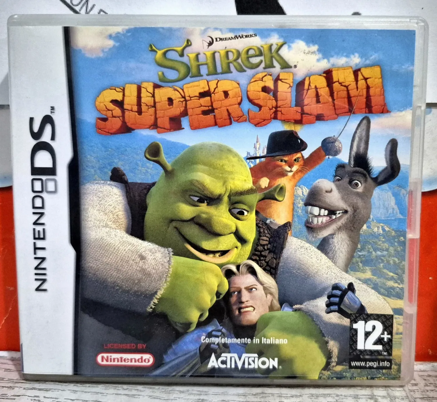 Dreamworks Shrek SuperSlam - Nintendo DS Compatibile 2DS 3DS EU Con Italiano