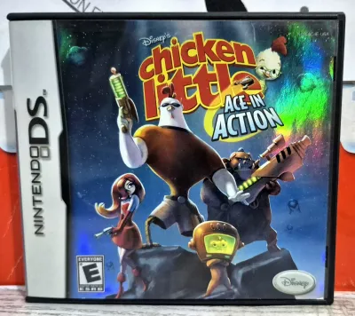 Chicken Little: Ace In Action (Asso Spaziale!) - Nintendo DS Comp. 2DS 3DS Multilingua Con Italiano
