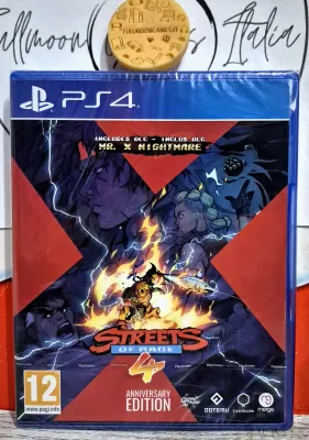 Streets Of Rage 4 Anniversary Edition - PS4 Include DLC Mr. X Nightmare EU Con Italiano